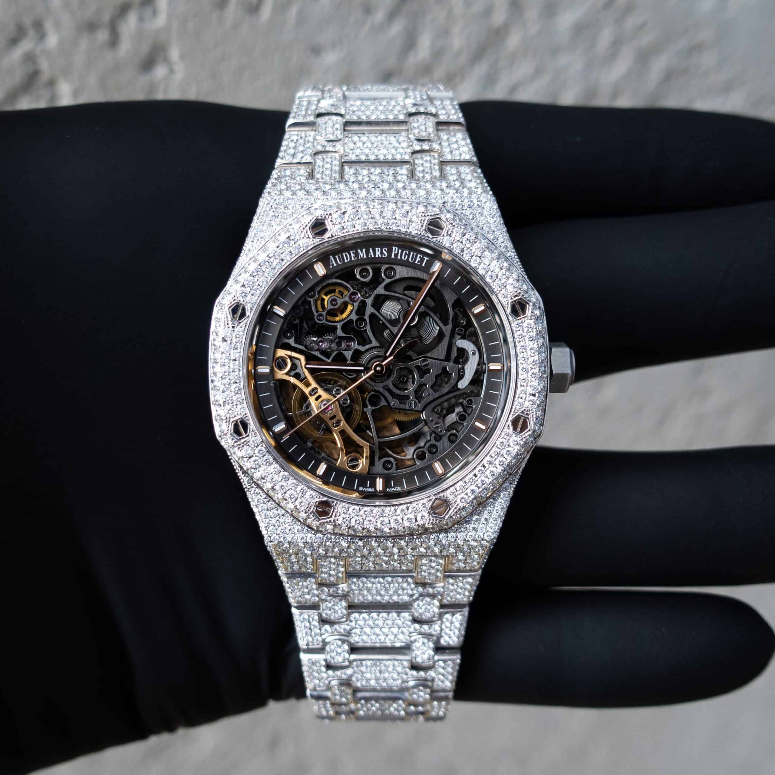 Discover the Audemars Piguet Skeleton Iced Out Watch Collection