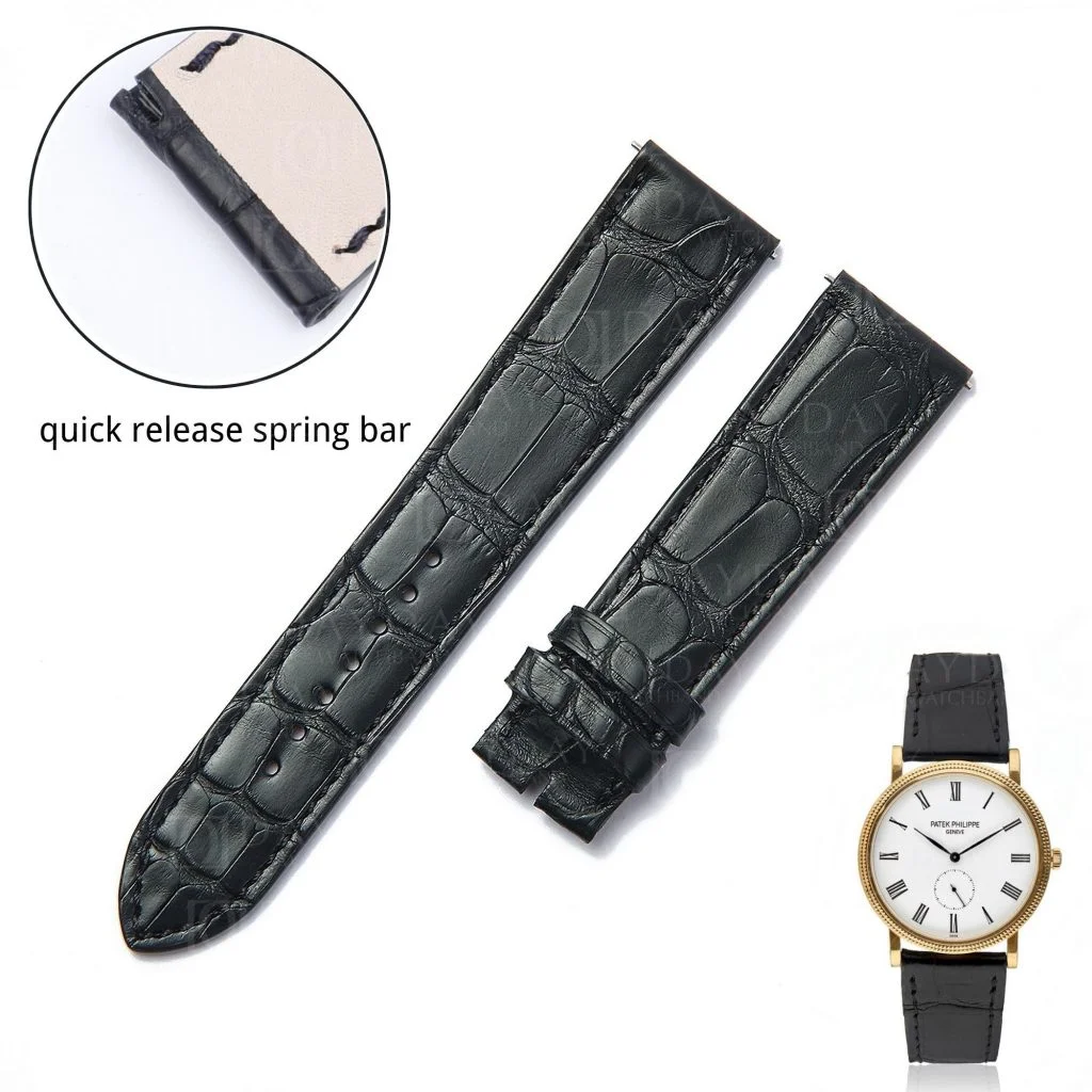 Buy Patek Philippe Watch Bands: Genuine Leather & Crocodile Straps for Luxury Watches