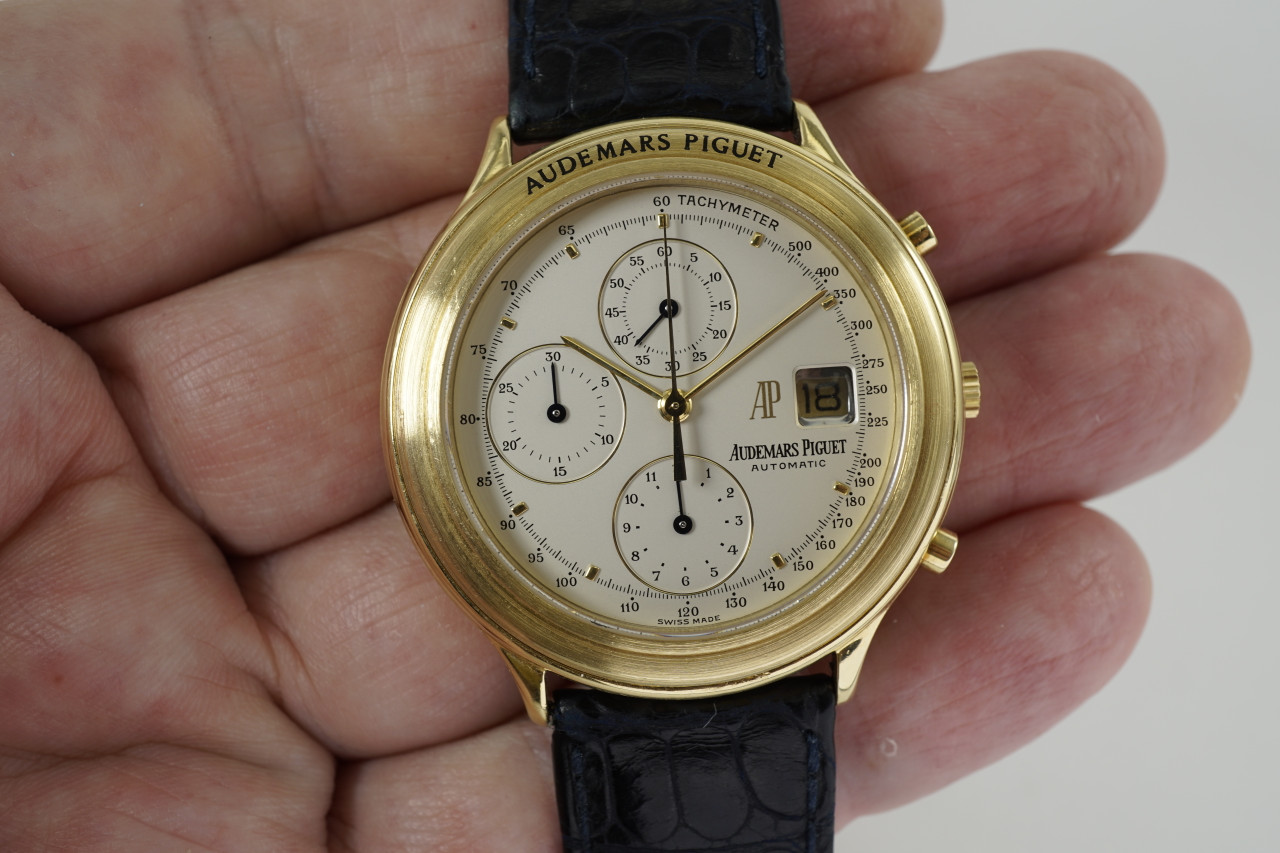 Discover the Audemars Piguet Huitieme: Classic 18k Chronograph from the 1980s