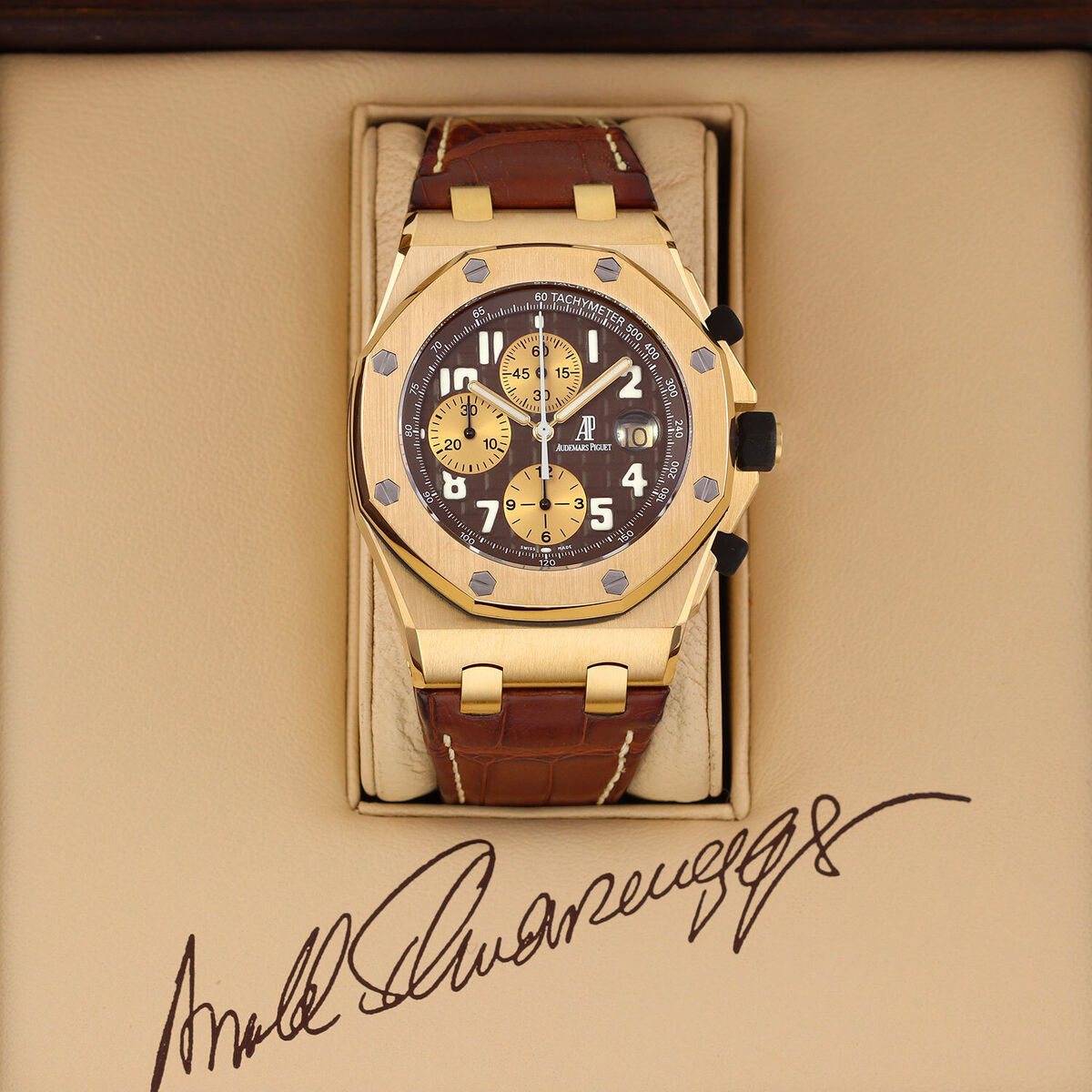 Arnold Schwarzeneggers Audemars Piguet Watch: A Classic Royal Oak Offshore for Collectors