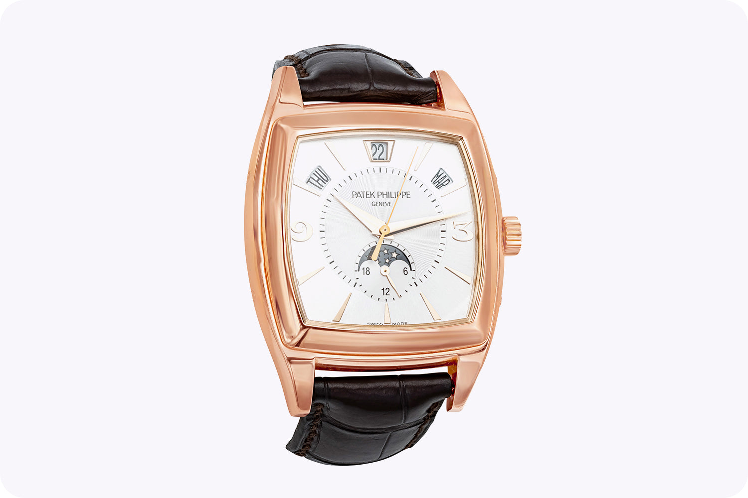 Patek Philippe 5135R Gondolo: Elegant 18K Rose Gold Automatic Watch