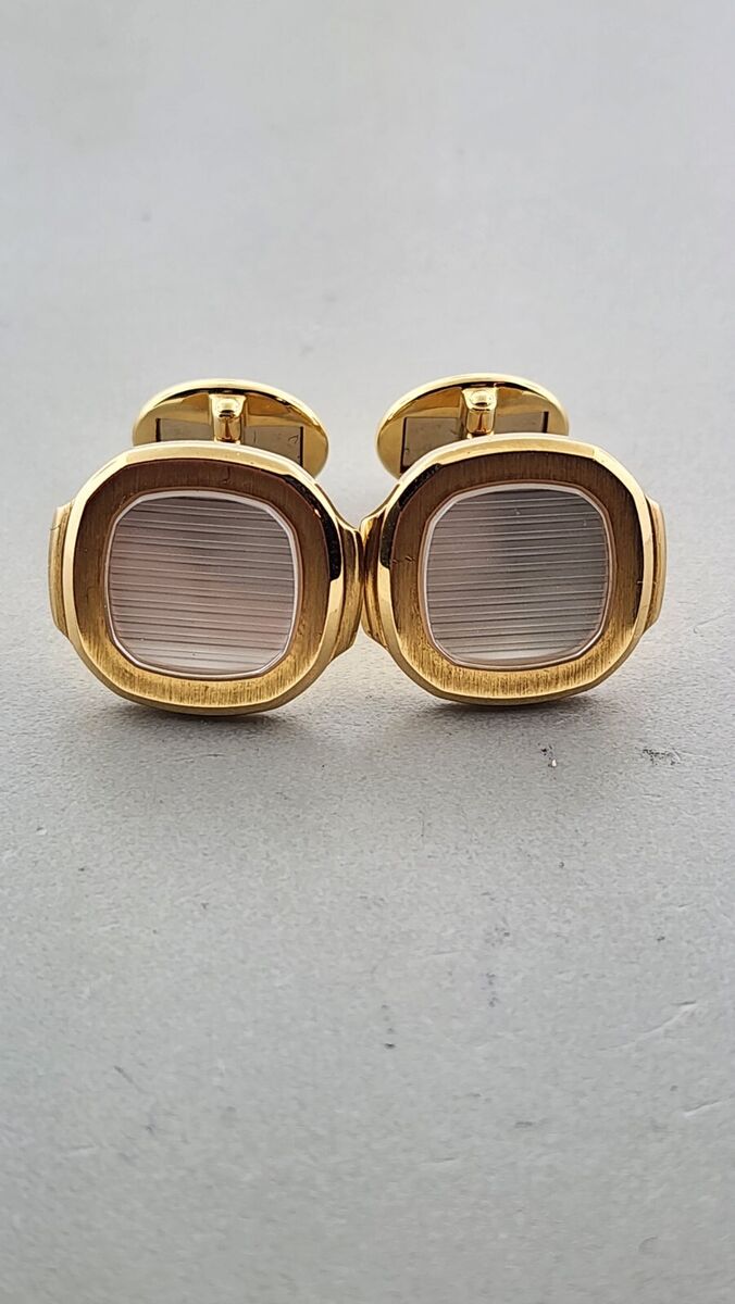 Patek Philippe Cufflinks: Luxury 18K Gold Designs for Men