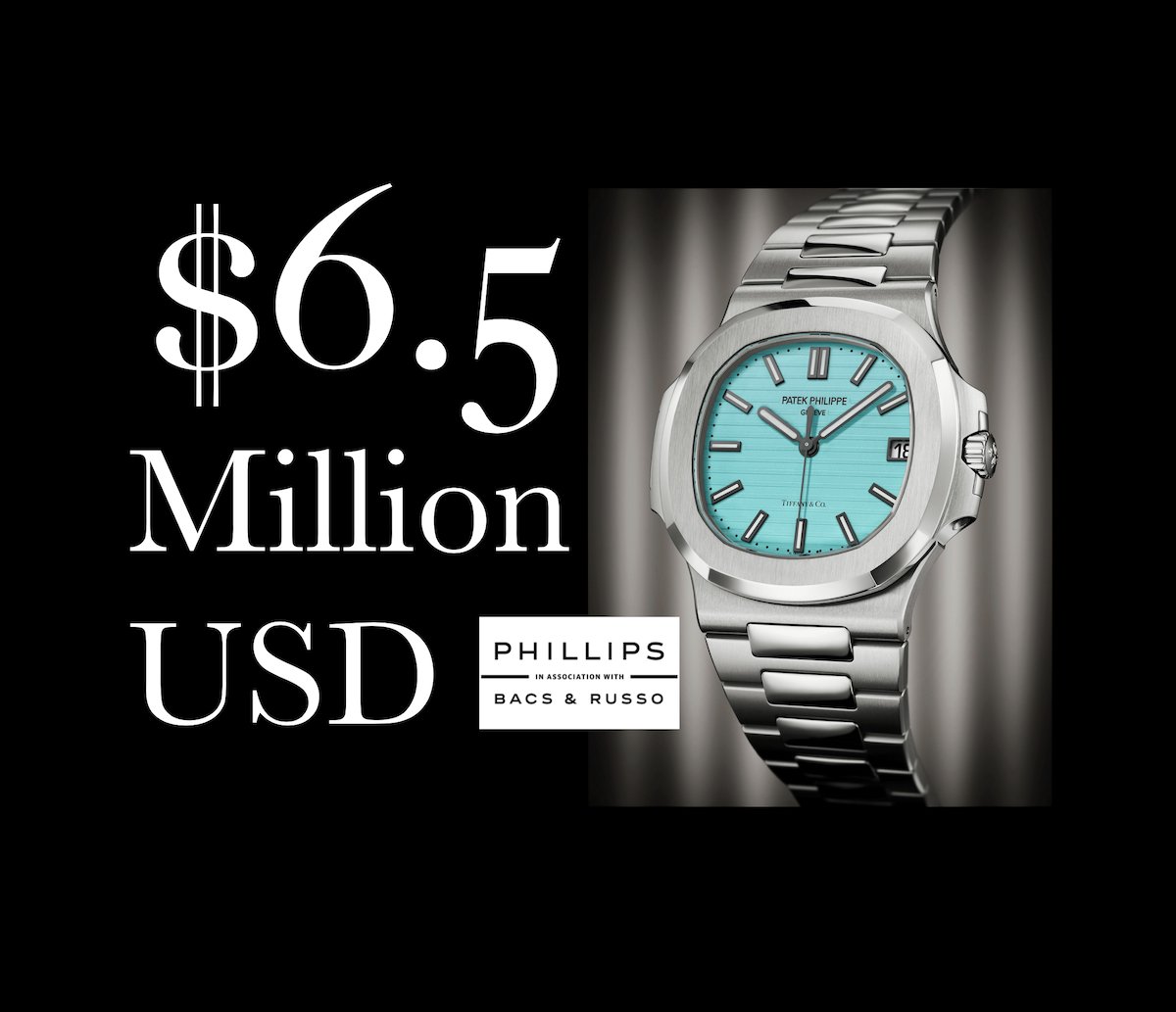 Why Tiffany Blue Patek Philippe Nautilus 5711 Became a $6.5 Million Collector's Item