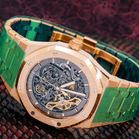 Discover the Audemars Piguet Rose Gold Royal Oak Skeleton Watch Collection