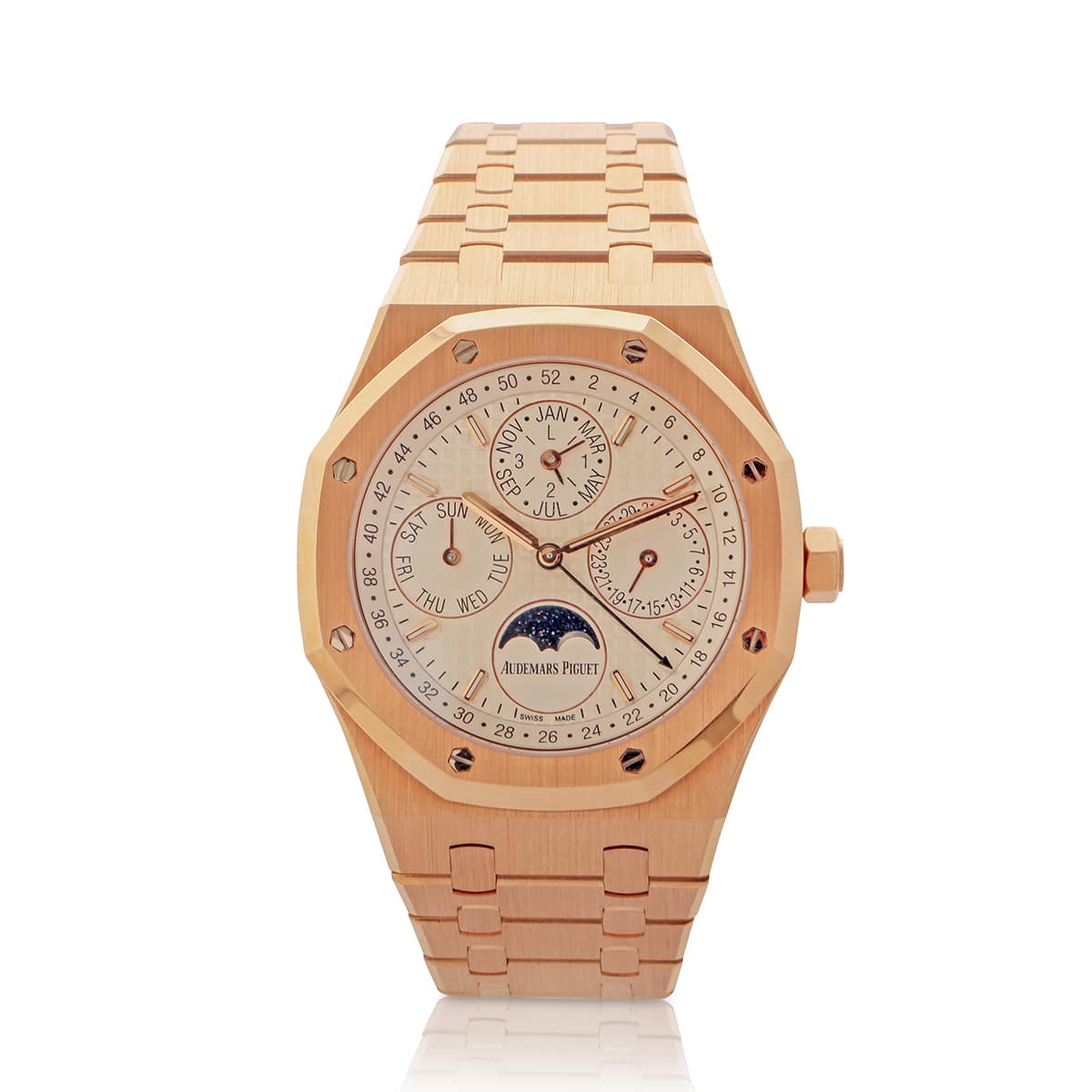 Buy Audemars Piguet Royal Oak Perpetual Calendar Rose Gold 41mm – Stunning Timepiece for 2024