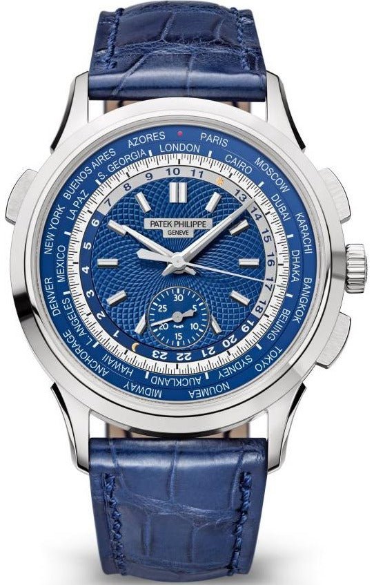 Patek Philippe 5930G World Time Chronograph: A Luxury Timepiece with Blue Dial