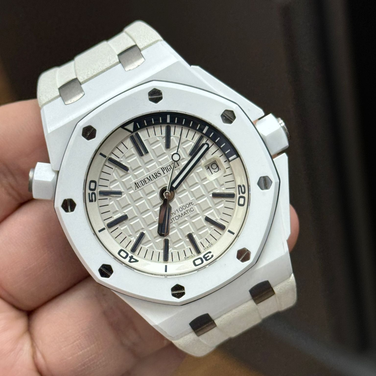 audemars piguet royal oak offshore white ceramic