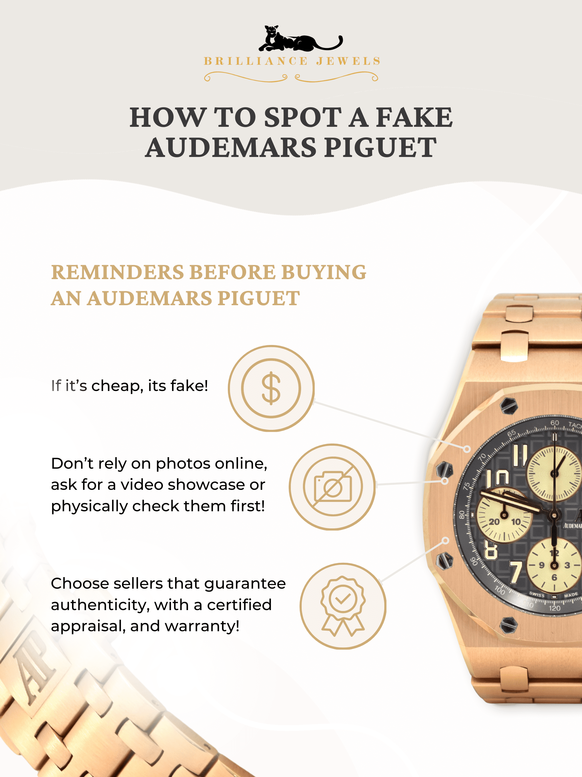 How to Spot Fake Audemars Piguet Watches: A Complete Guide