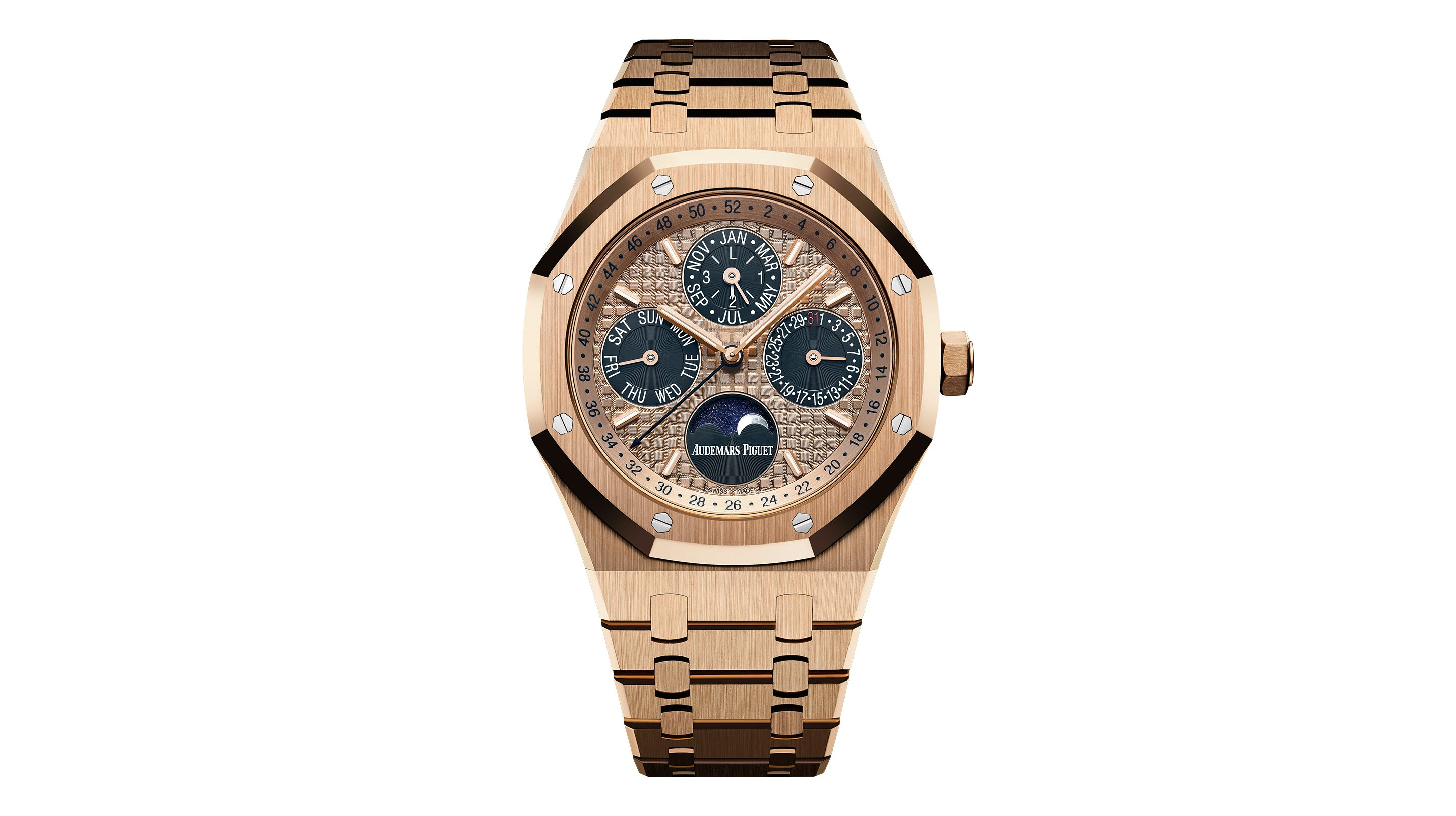 Buy Audemars Piguet Royal Oak Perpetual Calendar Rose Gold 41mm – Stunning Timepiece for 2024