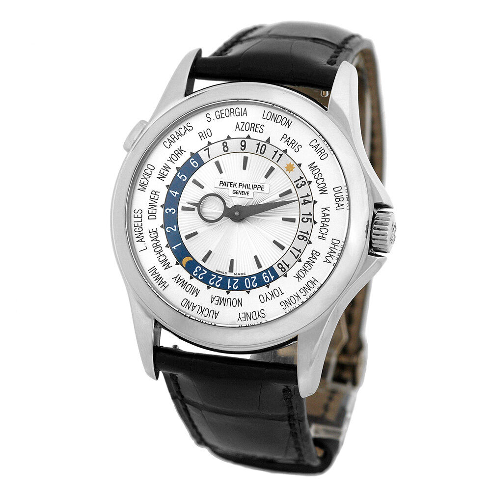 Discover Patek Philippe 5130: The Iconic World Time Watch in 18K White Gold