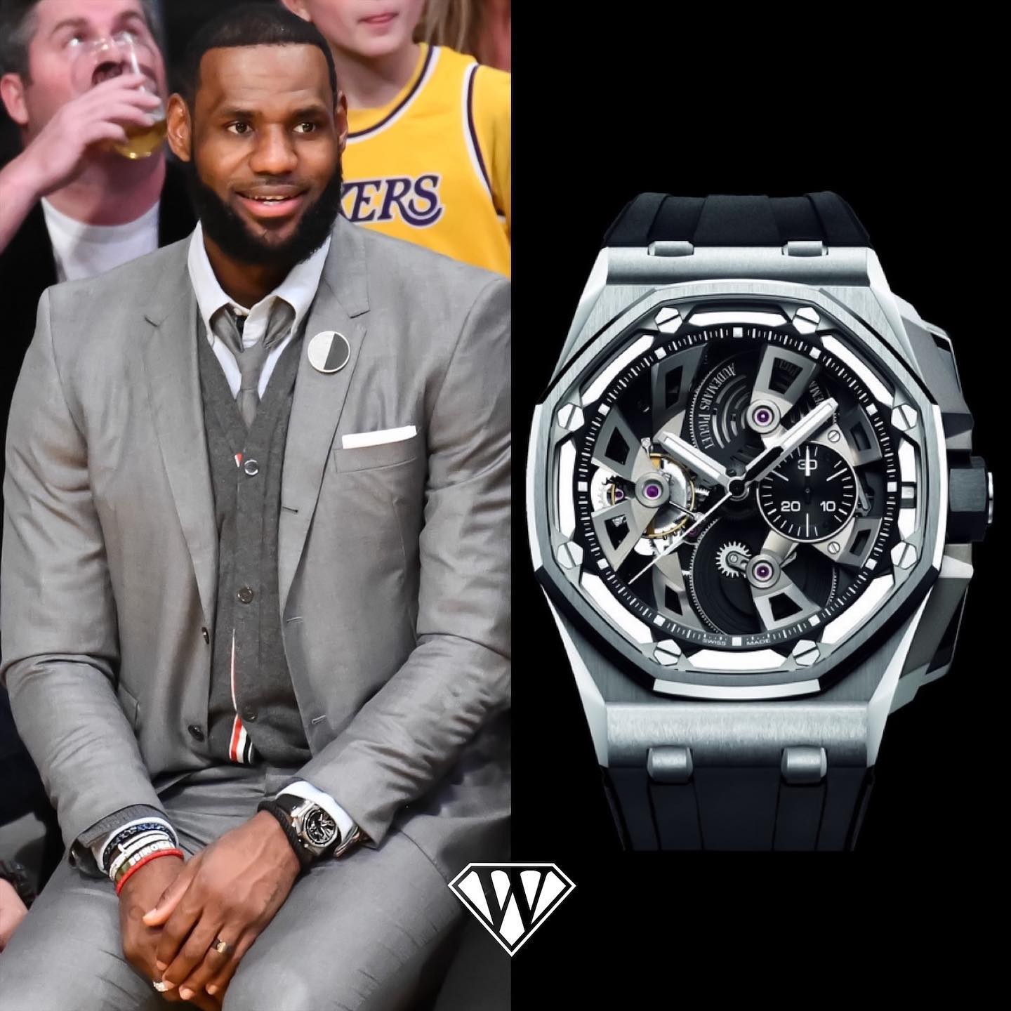 LeBron James x Audemars Piguet: The Exclusive 25th Anniversary Royal Oak Offshore Watch