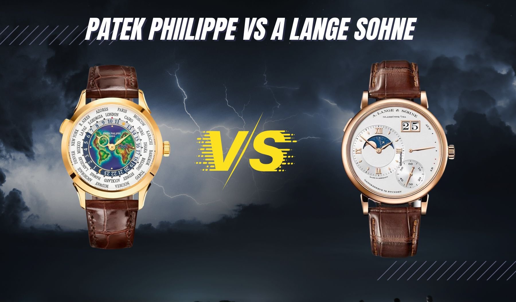 A. Lange & Sohne vs Patek Philippe: Which Luxury Watch Reigns Supreme?