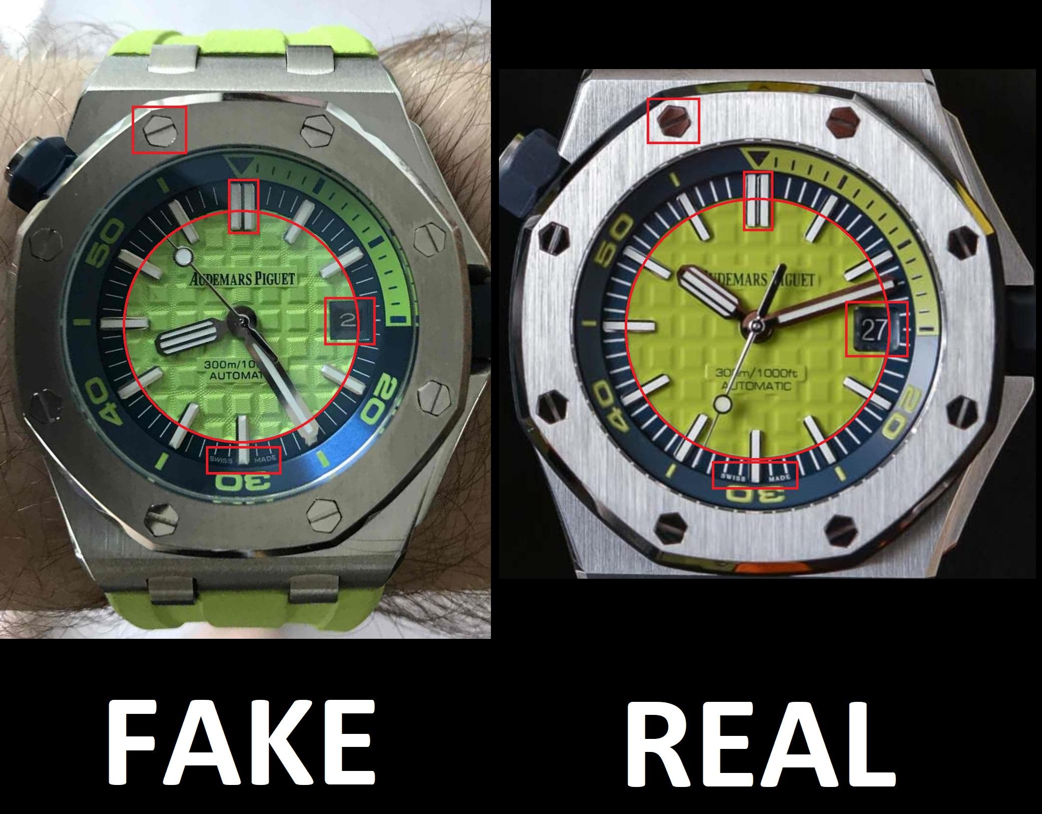 Audemars Piguet Royal Oak Real vs Fake: How to Spot the Differences