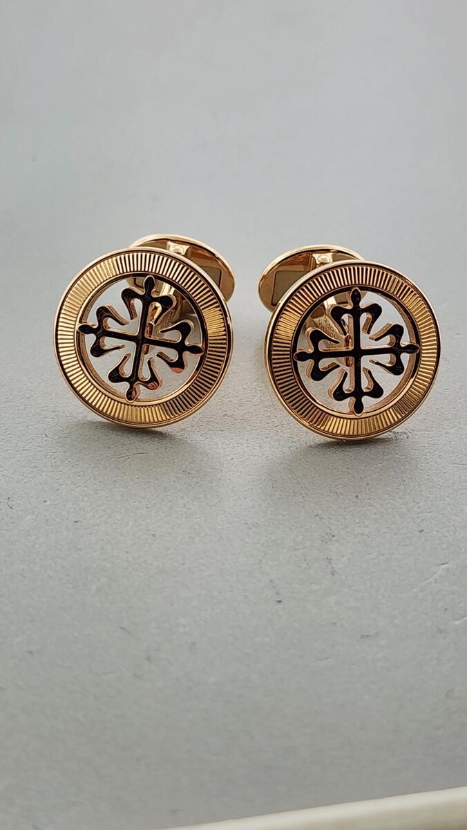 Patek Philippe Cufflinks: Luxury 18K Gold Designs for Men